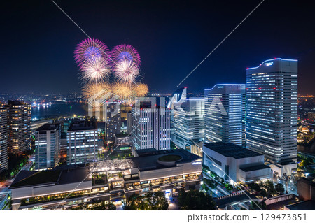 橫濱港未來夜景煙花（港未來智能節） 129473851