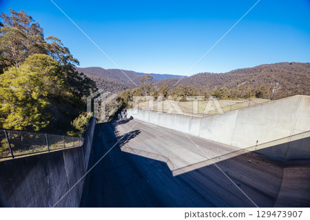 Thomson Dam in Victoria Australia Thomson Dam in Victoria Australia 129473907