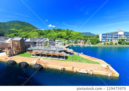 [島根縣]菱浦港的晴天（隱岐群島多森） 129473970