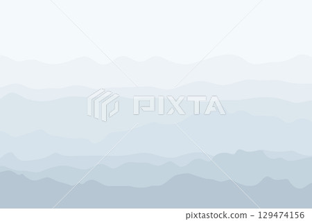 foggy landscape background 129474156