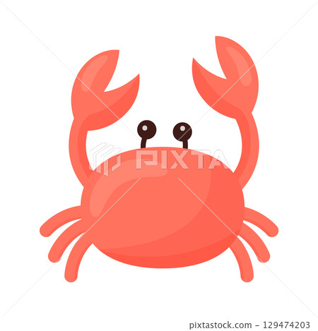 cute cartoon crab cute cartoon crab 129474203