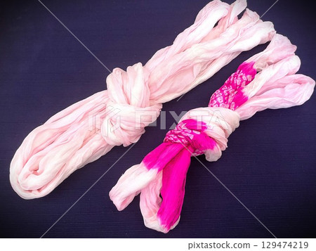 Two types of waist cords used for dressing kimono1 Two types of waist cords used for dressing kimono1 129474219