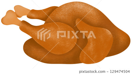 Chicken roast For thanks giving theme 129474504