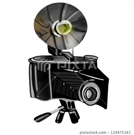 video camera film on black video camera film on black 129475161