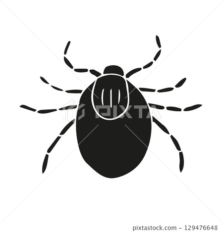 Vector hand drawn sketch doodle mite Vector hand drawn sketch doodle mite 129476648
