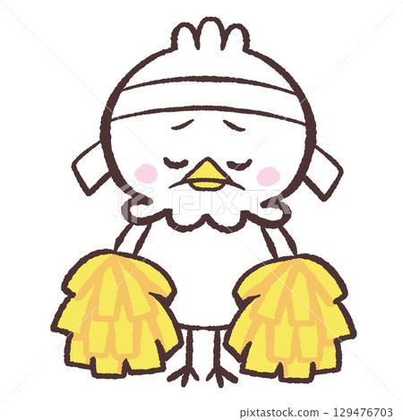 失望的歡呼白鳥的插圖 129476703