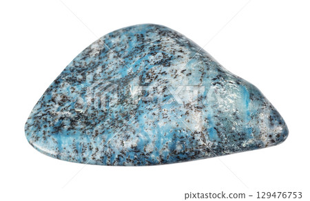 natural tumbled dianite mineral cutout on white natural tumbled dianite mineral cutout on white 129476753