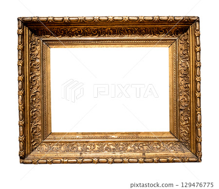retro very wide dark golden carved painting frame retro very wide dark golden carved painting frame 129476775