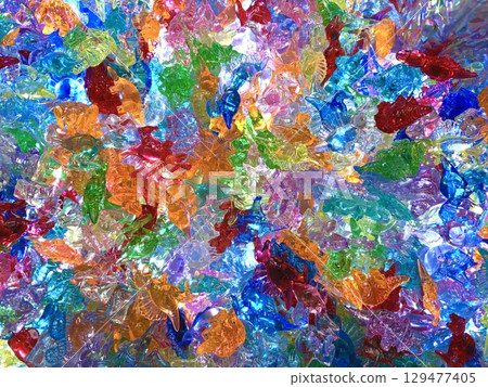 Dinosaur-shaped acrylic figure 129477405