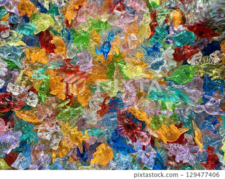 Dinosaur-shaped acrylic figure 129477406