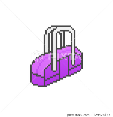 School bag pixel art (purple) School bag pixel art (purple) 129478143