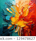 AI 3D Paint Colorful Background 1 129478627
