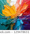 AI 3D Paint Colorful Background 1 129478631