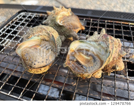 Seafood bamboo shoots 129478766