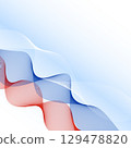 Abstract background with tricolor. Day of Russia, National unity day of Russia, Day of Russian flag concept. Banner, template, flyer. 129478820