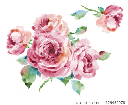 玫瑰粉紅色 129480078