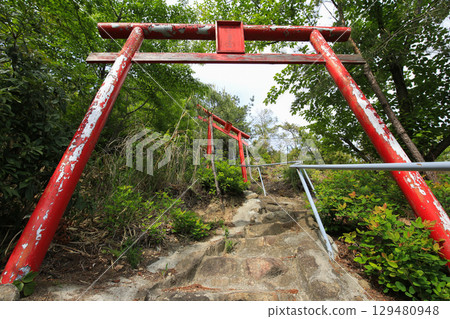 Kurashiki City, Okayama Prefecture, Anaba Inari Shrine, Promenade to the Okuin 129480948