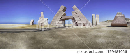 Gate of Allah in Ras Mohammed national park, Sinai, Egypt 129481036