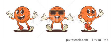 Cheerful Charismatic Basketball Mascot Giving Thumbs Up Relaxed Cool Sunglasses Friendly Playful Vector Illustration Cheerful Charismatic Basketball Mascot Giving Thumbs Up Relaxed Cool Sunglasses Friendly Playful Vector Illustration 129481944