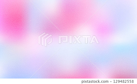 Grain gradient background with soft blurred effect, featuring pink and blue tones. Perfect for modern design, digital art, and branding. Stock vector illustration in grain gradient style. 129482558
