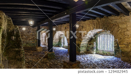 Interior of an old slave quarters Interior of an old slave quarters 129482945