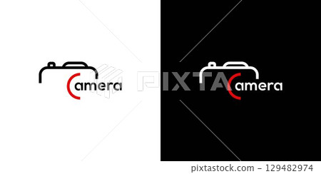 Unique and modern camera logo design Unique and modern camera logo design 129482974