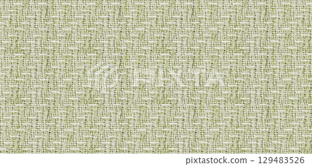 Natural Linen Fibers Close up 129483526