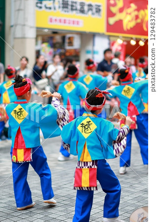 Yosakoi Festival in Obiyamachi 129483782