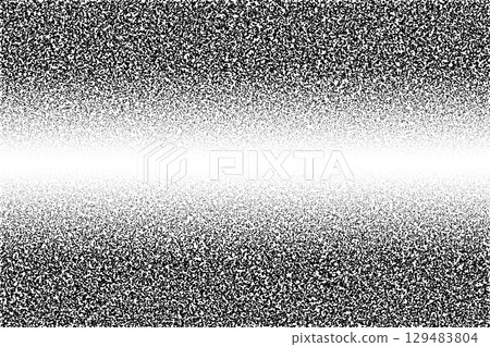 Black and white horizontal dotted gradient 129483804