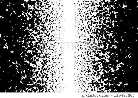 Black and white large dotted gradient 129483805