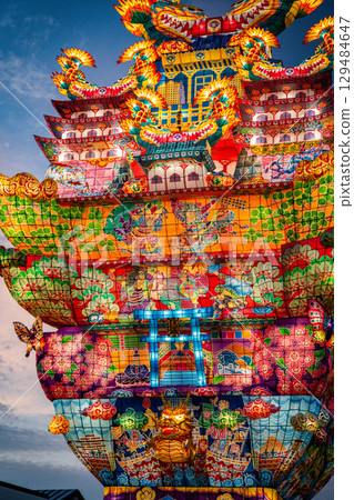 Noshiro Tenku no Fuyajo Tanabata Festival Lantern Castles in the Sky in Noshiro , Akita, Japan Noshiro Tenku no Fuyajo Tanabata Festival Lantern Castles in the Sky in Noshiro , Akita, Japan 129484647