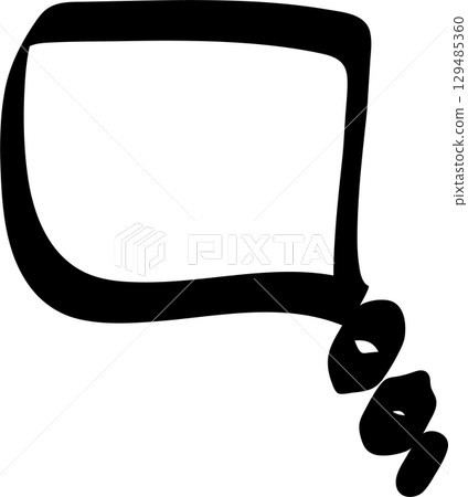 Speech bubbles icon, message, chat, comic 129485360