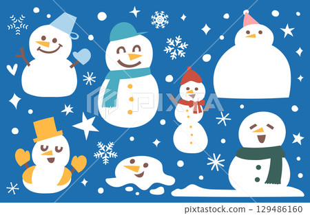 Snowman Set 129486160