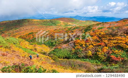 Climbing Mount Kurikoma in autumn (Ubunuma to Higashi-Kurikoma) 129488490