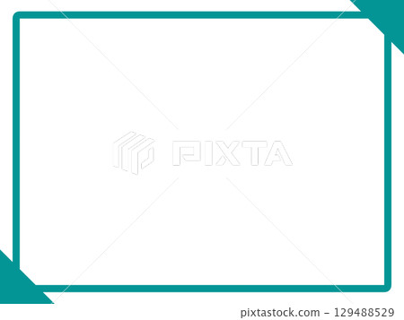 Simple green horizontal frame 3 Green 129488529