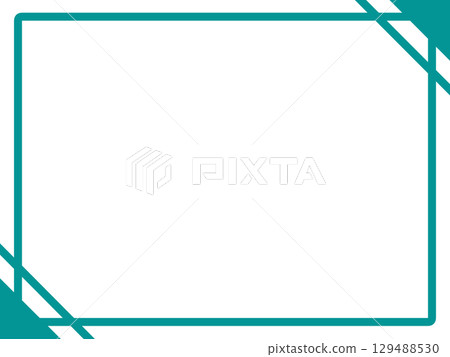 Simple green horizontal frame 4 Green Simple green horizontal frame 4 Green 129488530