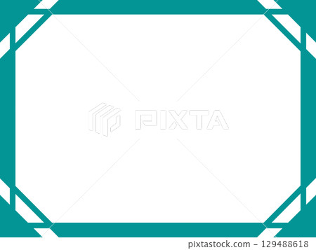 Simple green horizontal frame 9 Green Simple green horizontal frame 9 Green 129488618