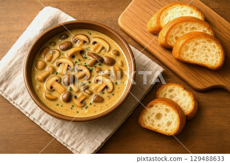 這組充滿溫暖舒適感覺的季節性圖片，帶你感受秋天的味道：蘑菇 129488633