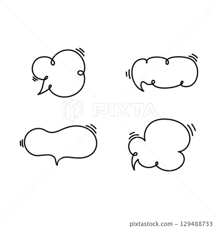 Speech bubble 129488733