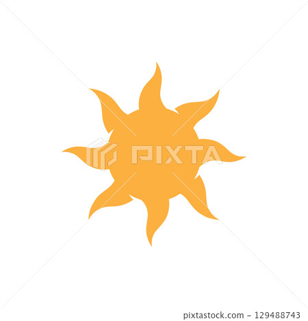 sun ilustration design 129488743