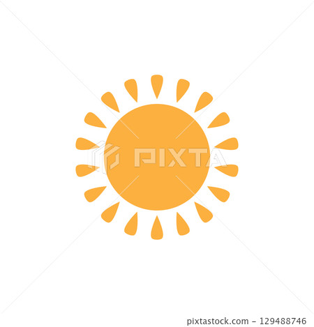 sun ilustration design 129488746