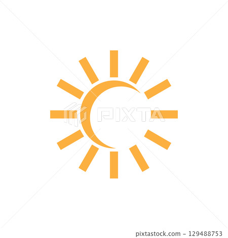 sun ilustration design 129488753