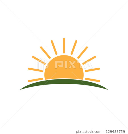 sun ilustration design 129488759