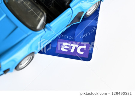 ETC card and miniature car ETC card and miniature car 129490581