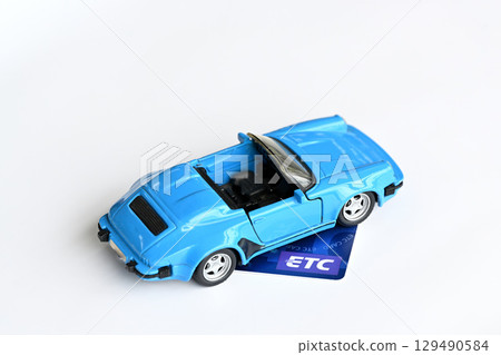 ETC card and miniature car ETC card and miniature car 129490584