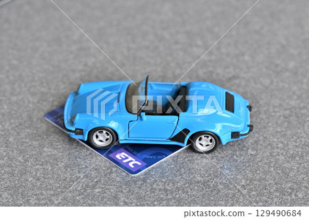 ETC card and miniature car ETC card and miniature car 129490684
