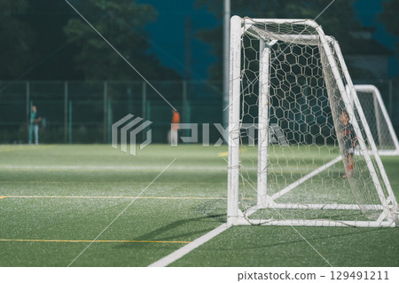 Soccer goal 129491211
