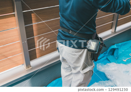 Balcony renovation 129491230