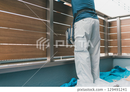 Balcony renovation Balcony renovation 129491241