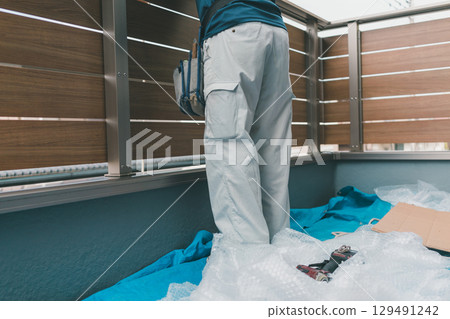 Balcony renovation 129491242